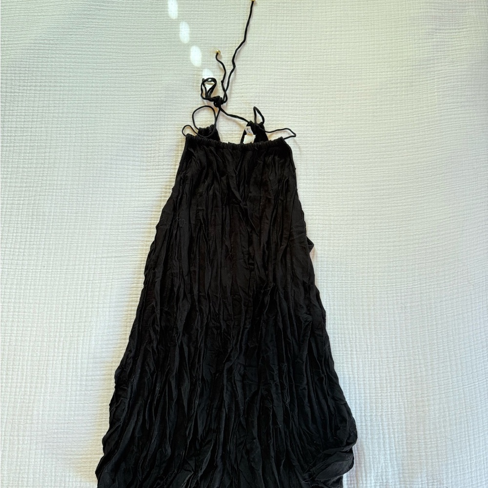 Black Halter Maxi Dress - Women's Summer Dress